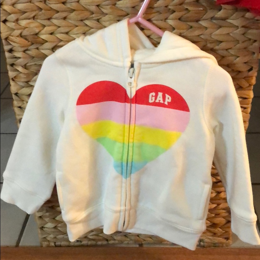 Gap hoodie with heart